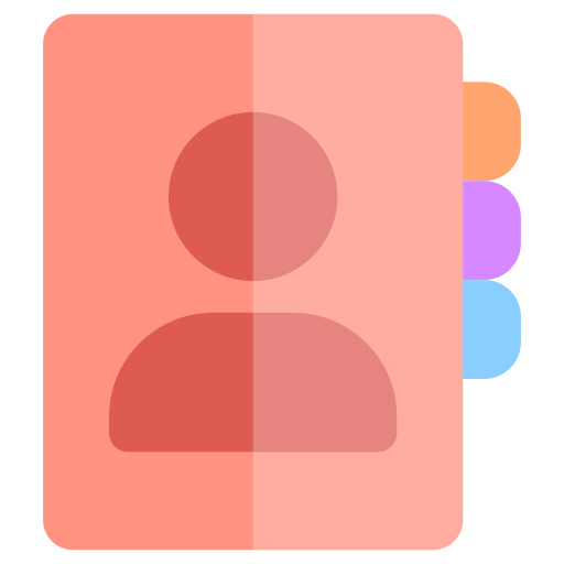 Contact Generic color fill icon