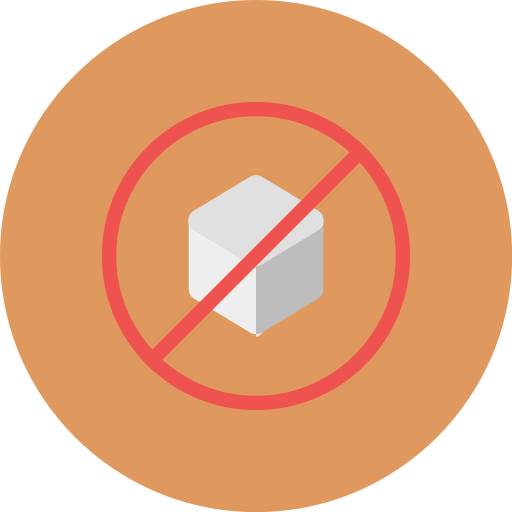 No sugar Generic color fill icon