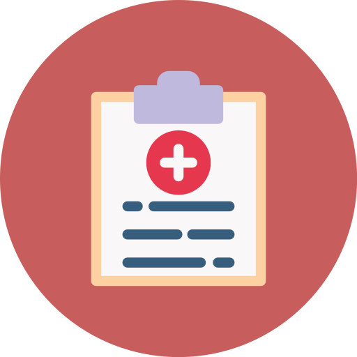 Medical report Generic color fill icon