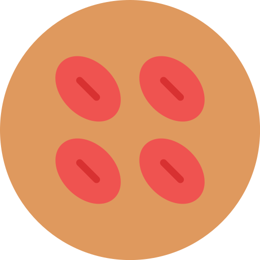 bloedcellen Generic color fill icoon
