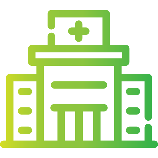 hôpital Generic gradient outline Icône