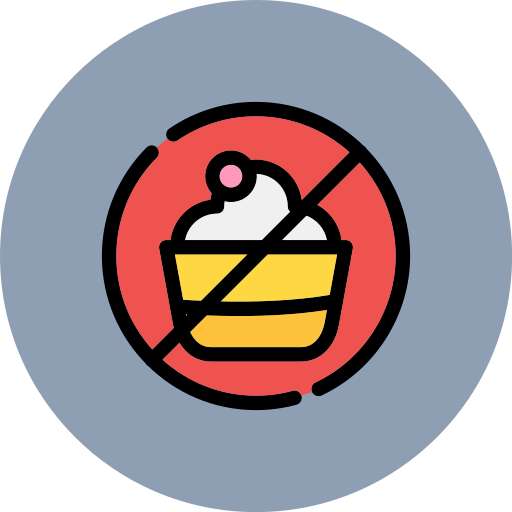 No sweets Generic color lineal-color icon