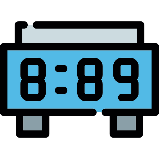 Digital clock Generic color lineal-color icon