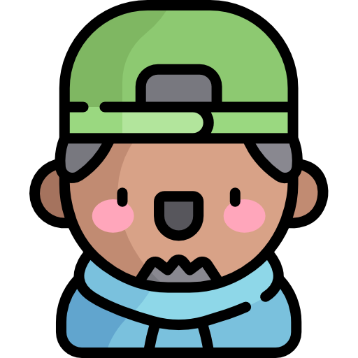 Rapper Kawaii Lineal color icon