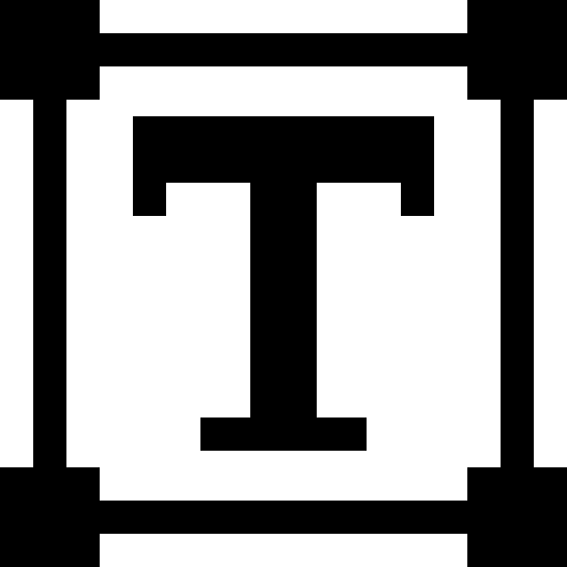 textwerkzeug Basic Straight Filled icon