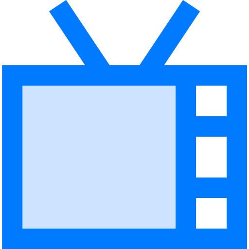televisão Vitaliy Gorbachev Blue Ícone