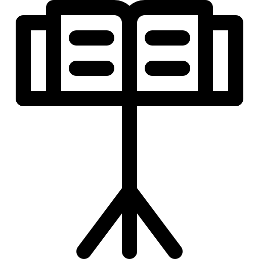 atril Basic Rounded Lineal icono