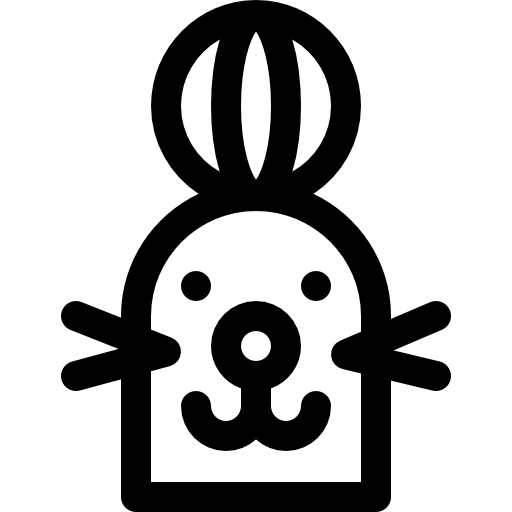 foca Basic Rounded Lineal Ícone