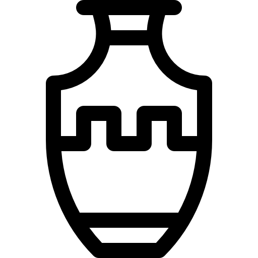 Греческая ваза Basic Rounded Lineal иконка