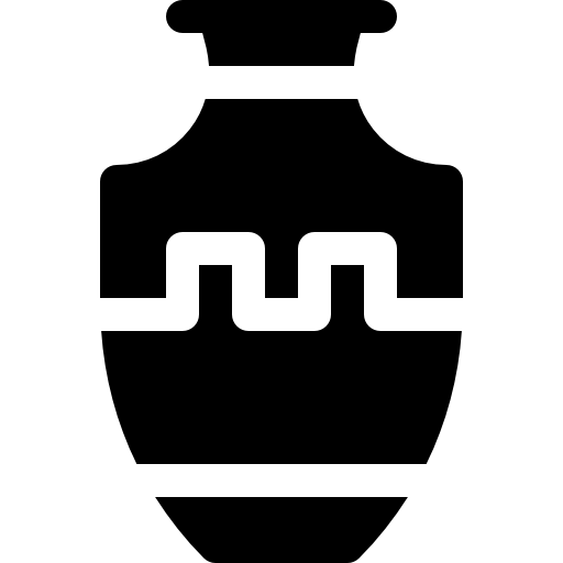 그리스 꽃병 Basic Rounded Filled icon