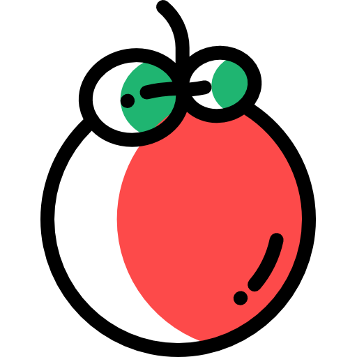 Tomato Detailed Rounded Color Omission icon