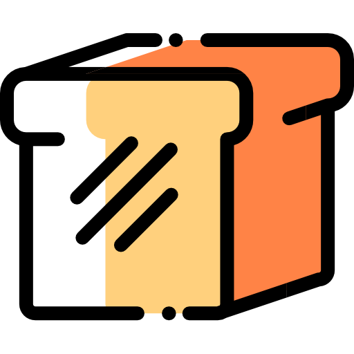 Breads Detailed Rounded Color Omission icon