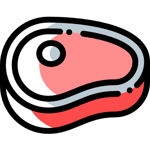 肉 Detailed Rounded Color Omission icon