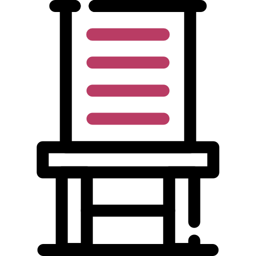 sedia Generic color outline icona