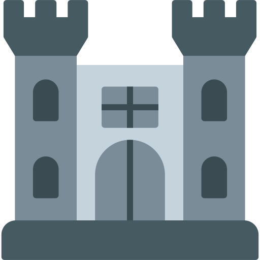 zamek Generic color fill ikona