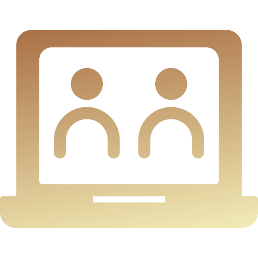 Online meeting Generic gradient fill icon