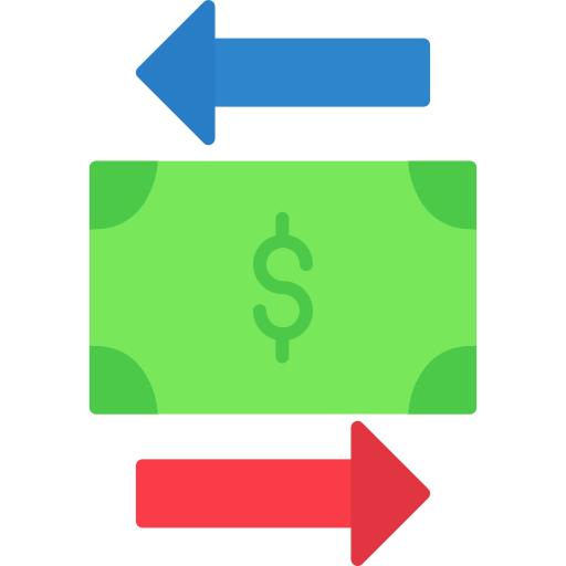 Cash flow Generic color fill icon