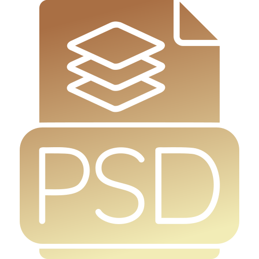 Psd file Generic gradient fill icon
