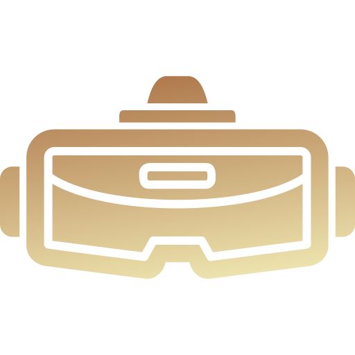 gafas de realidad virtual Generic gradient fill icono