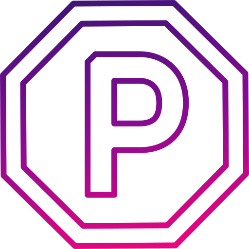 Parking sign Generic gradient outline icon