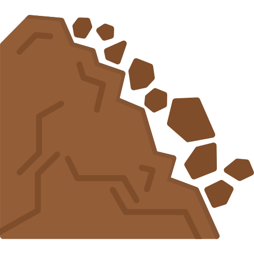 Landslide Generic color fill icon