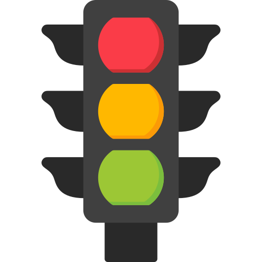 Traffic light Generic color fill icon