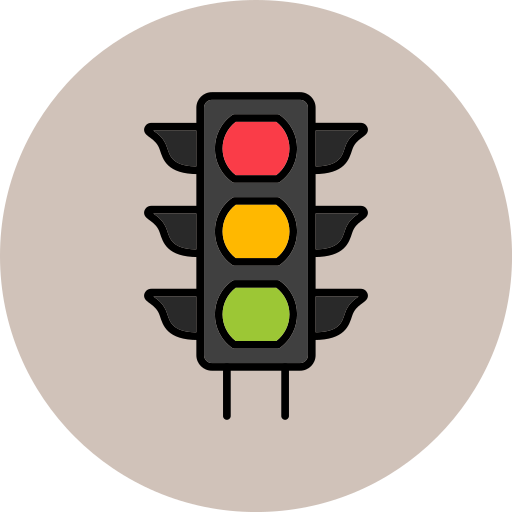 semaforo Generic color lineal-color icona
