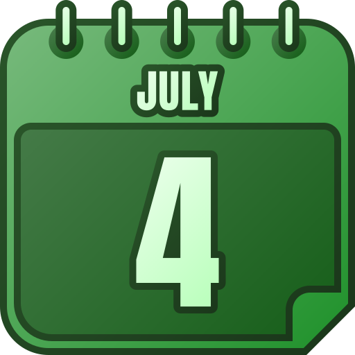 July 4 Generic gradient lineal-color icon