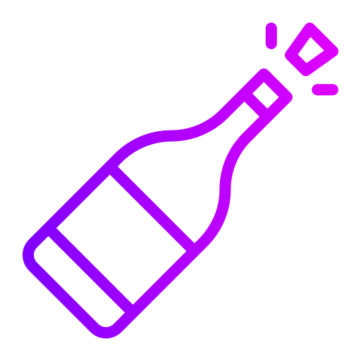 Champagne Generic gradient outline icon