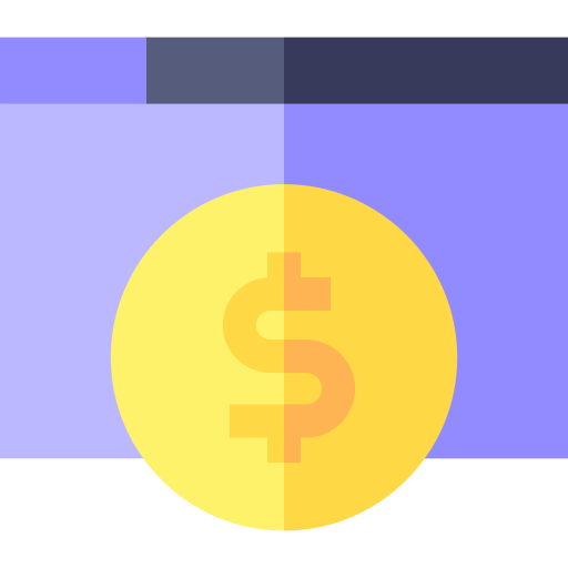monetización Basic Straight Flat icono