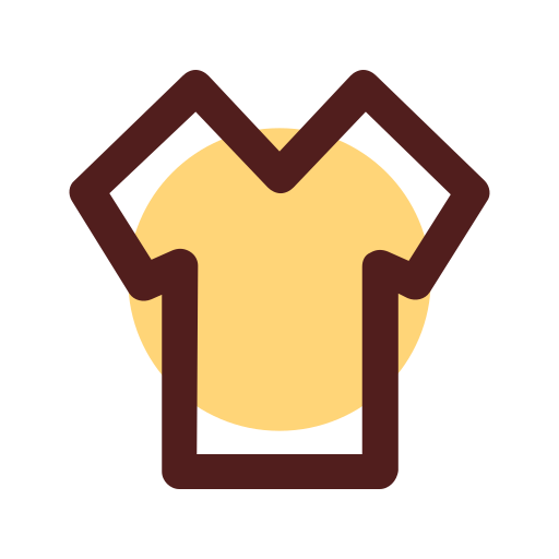 tシャツ Generic color lineal-color icon