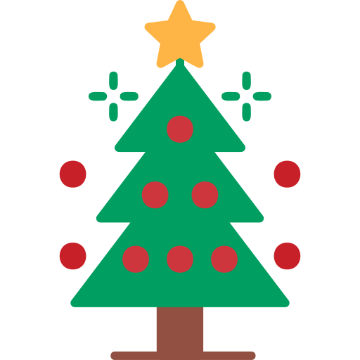 クリスマスツリー Generic color fill icon