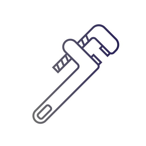 Pipe wrench Generic gradient outline icon