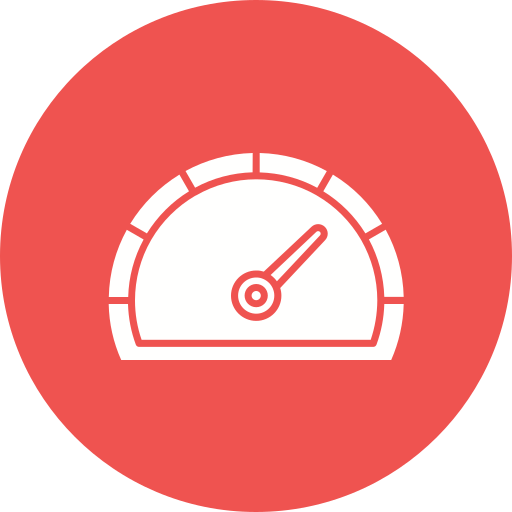 Speedometer Generic color fill icon