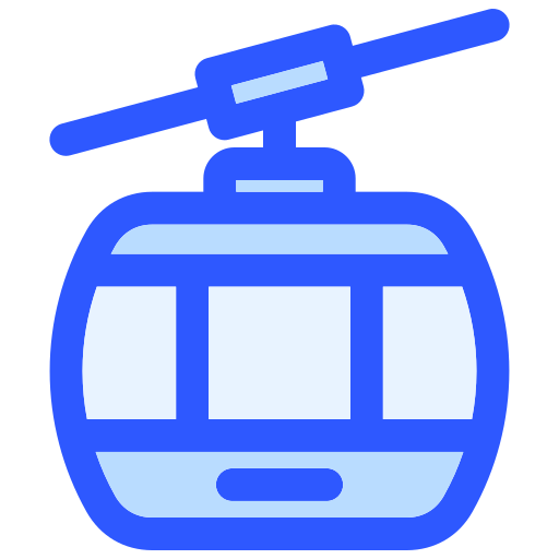 Cable car Generic color lineal-color icon