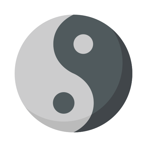 yin yang Generic color fill icona