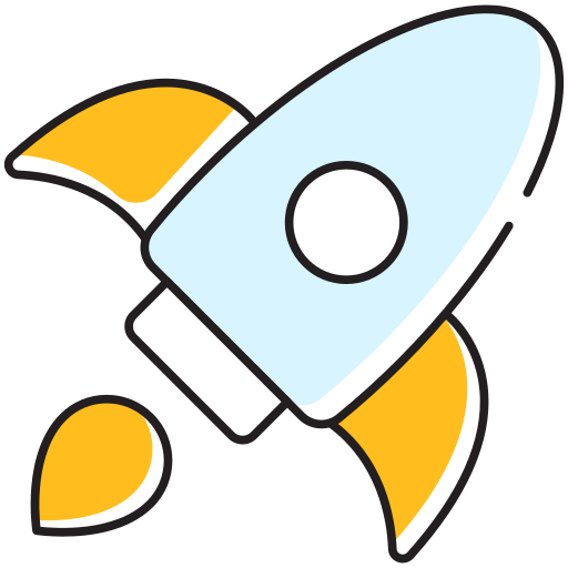 로켓 Generic color lineal-color icon