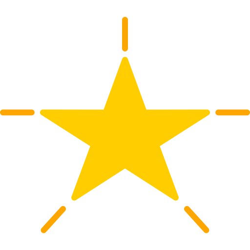 gwiazda Generic color fill ikona