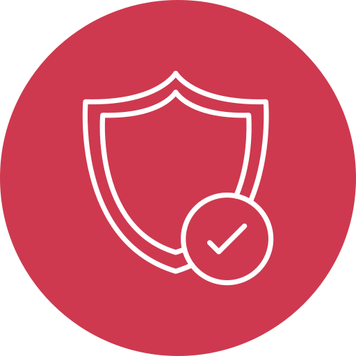 Security shield Generic color fill icon