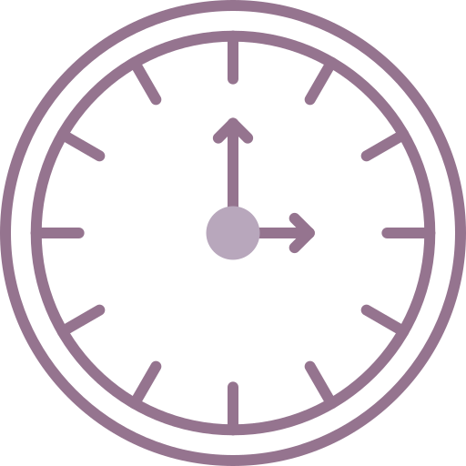 reloj de pared Generic color lineal-color icono