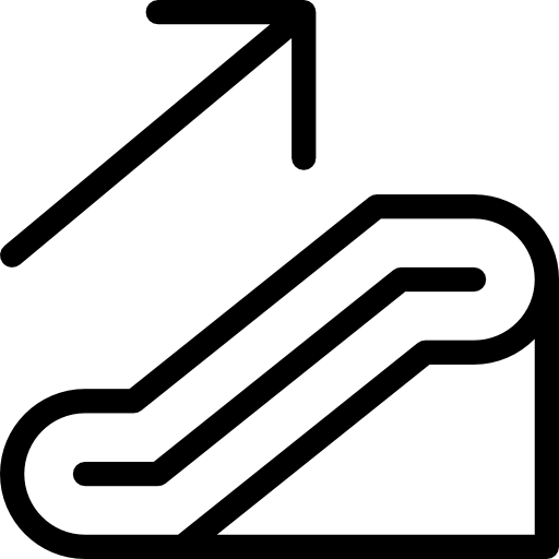 에스컬레이터 위로 Vitaliy Gorbachev Lineal icon