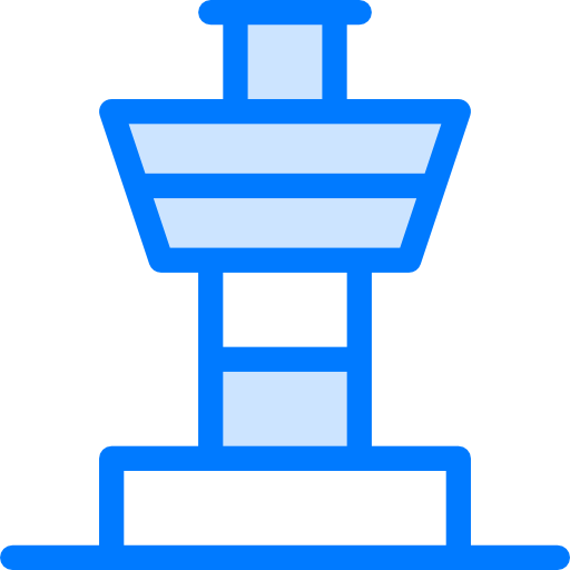 Control tower Vitaliy Gorbachev Blue icon