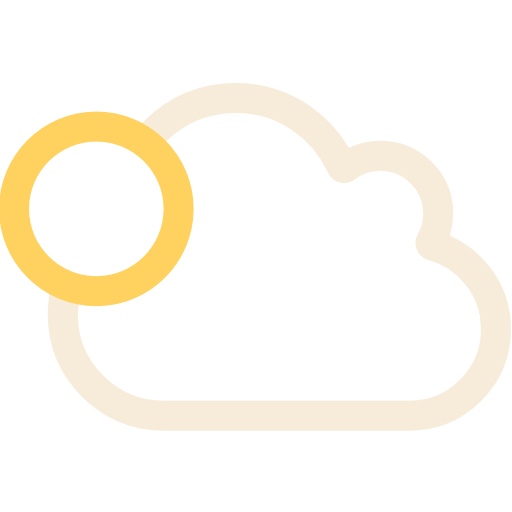 Cloudy Basic Rounded Lineal Color icon