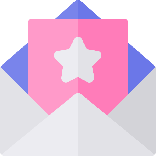 Invitation Basic Rounded Flat icon