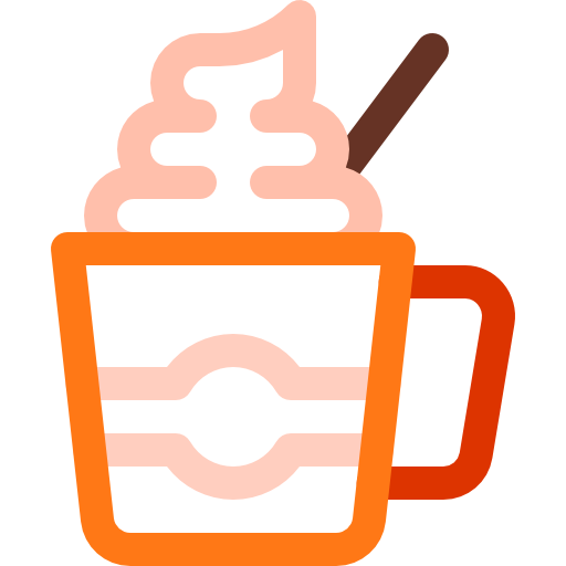 Coffee Basic Rounded Lineal Color icon