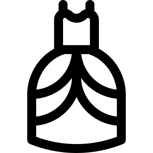 vestir Basic Rounded Lineal Ícone