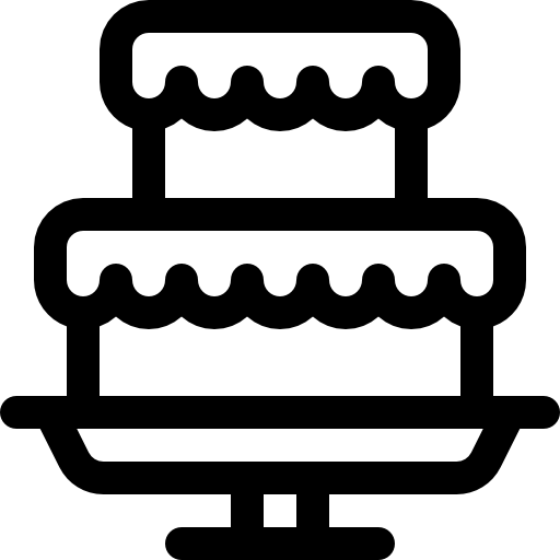 케이크 Basic Rounded Lineal icon