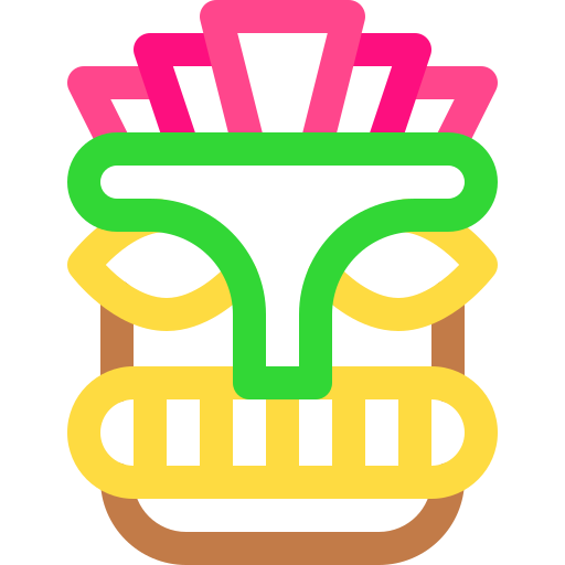 マスク Basic Rounded Lineal Color icon