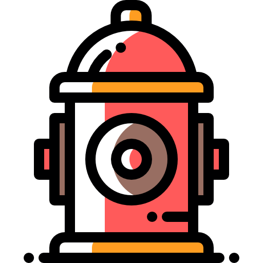 消火栓 Detailed Rounded Color Omission icon