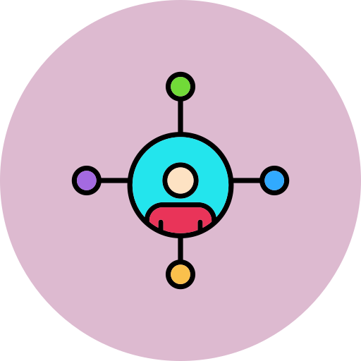 réseau social Generic color lineal-color Icône